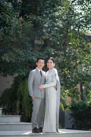 ชุดไทยเจ้าสาว ชุดไทยจักรพรรดิ์ เช่าที่แบมบี้ เวดดิ้ง ห้วยขวาง
